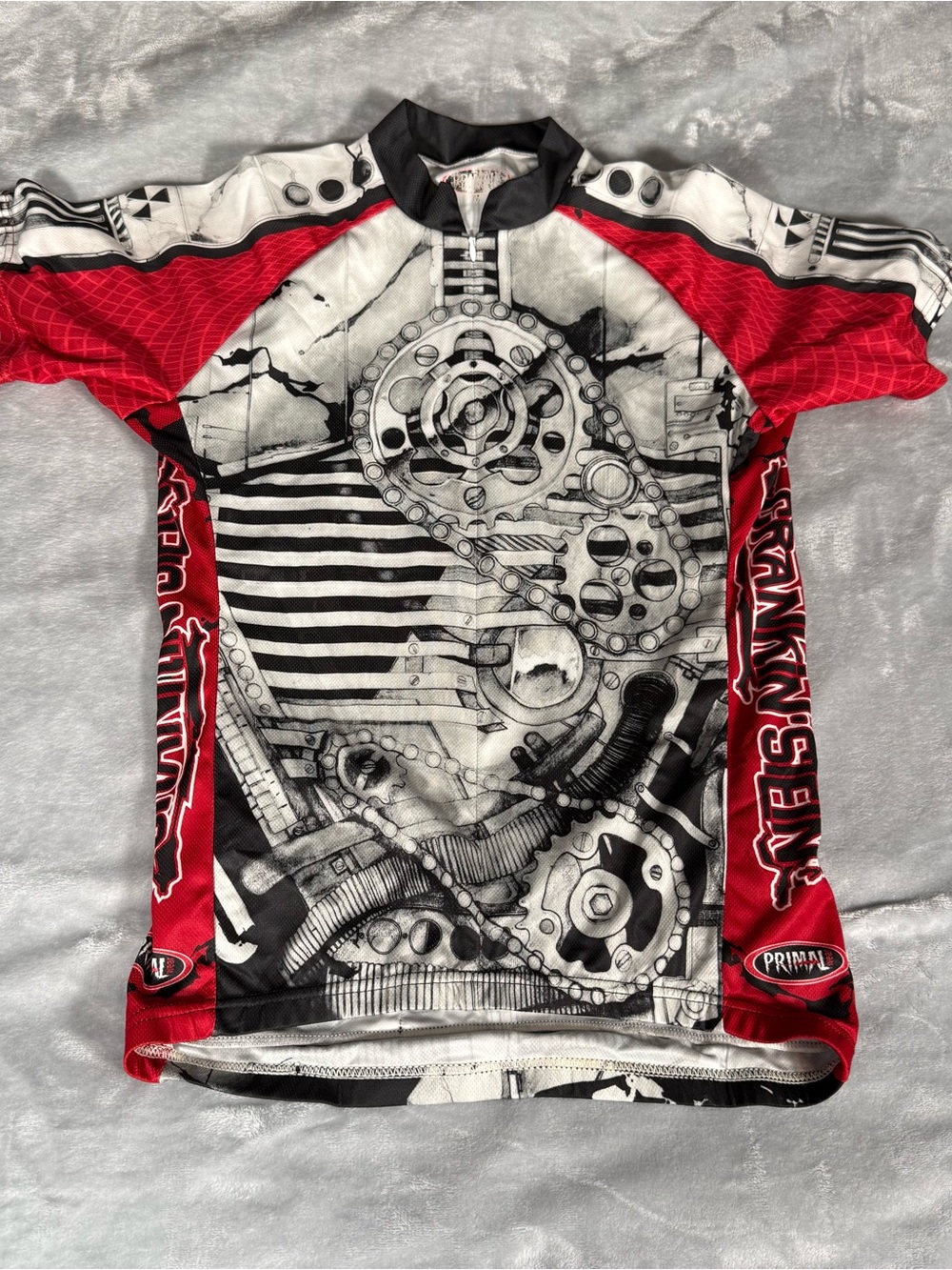Primal Wear Cycling Jersey Mens M X-Ray Vision Crankin Stein Athletic